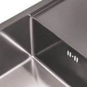 Кухонна мийка Qtap D7844BL 2.7/1.0 мм Black (QTD7844BLPVD12)