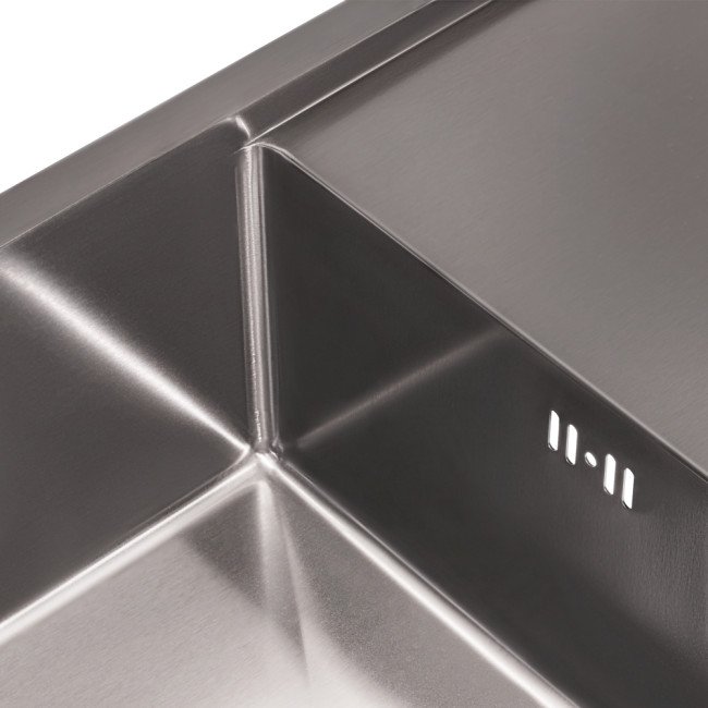 Кухонна мийка Qtap D7844BL 2.7/1.0 мм Black (QTD7844BLPVD12)