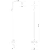 Душова система DOMINO TORINO KIT-VAN-DS0031