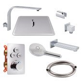 Термостатична душова система прихованого монтажу Qtap Votice QT6443T105NKCSET Термостатична душова система прихованого монтажу Qtap Votice QT6443T105NKCSET