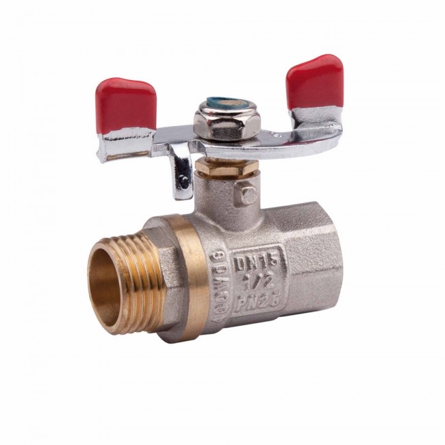 Кран шаровой Valve 3/4" ВН для воды (бабочка) SV607W20