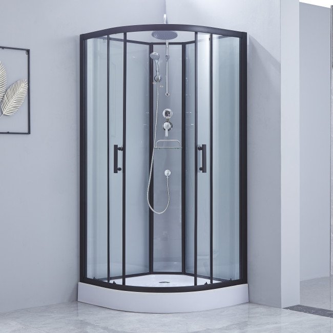 Душевой бокс Lidz Majatek SB90x90.BLA.LOW.TR, стекло прозрачное 5 мм Душевой бокс Lidz Majatek SB90x90.BLA.LOW.TR, стекло прозрачное 5 мм