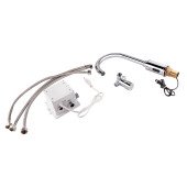 Змішувач для раковини Lidz Tech 080 з поворотним виливом високий безконтактний LDTEC080CRM32535 Chrome