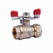 Кран кульовий обтискний Valve 20х3/4" ВР SV329W2020