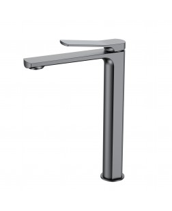 Смеситель для раковины Qtap Slavonice высокий QTSLA269GMB45925 Gunmetal Black PVD