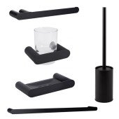 Набор аксессуаров для ванной Qtap Scorpio Black Matt 1 (5 в 1) Набор аксессуаров для ванной Qtap Scorpio Black Matt 1 (5 в 1)