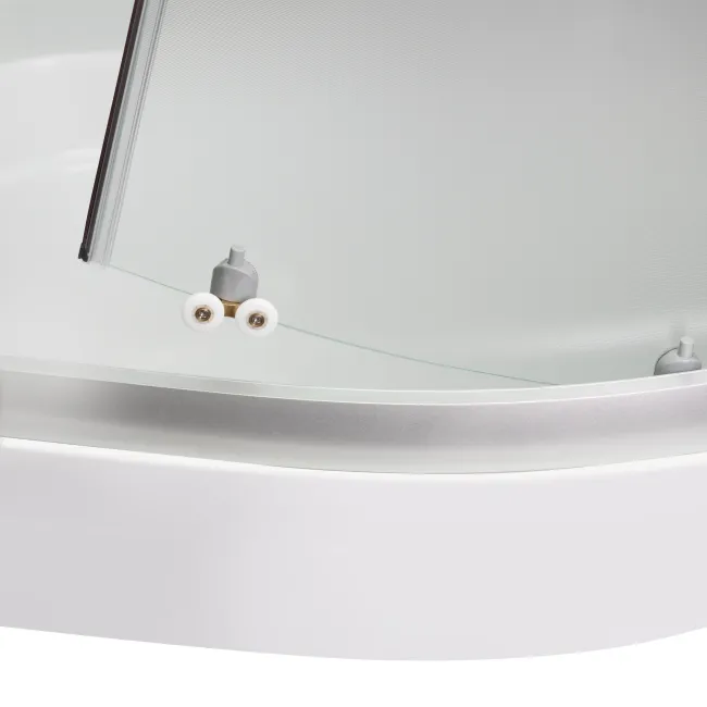 Душевой бокс Lidz Tani SB80x80.SAT.LOW.FB, стекло Fabric 4 мм