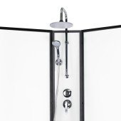 Душевой бокс Lidz Majatek SB90x90.BLA.LOW.TR, стекло прозрачное 5 мм Душевой бокс Lidz Majatek SB90x90.BLA.LOW.TR, стекло прозрачное 5 мм