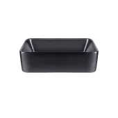 Раковина-чаша Qtap Tern 475х370х140 Matt black QT172074MBMBN