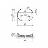 Раковина-чаша Qtap Scorpio 505x385x120 White QT14112202WN