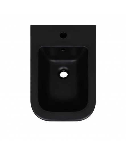 Комплект Qtap Tern Matt Black 2 в 1: унитаз подвесной  Ultra Quiet QT17332303ASMB + биде подвесное QT1755052FMB