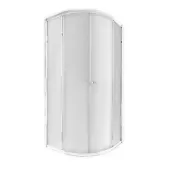 Готовое решение Qtap 2: Душ. кабина полукруг., 90x90 + Душ. панель