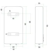 Набор: Водонагреватель электрический вертикальный + умная розетка DT100V20GPDD2 + WK-UEU16