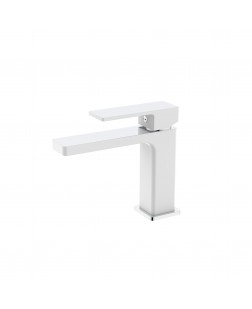 Смеситель для раковины Qtap Gemini QTGEM270CRW45675 Chrome/White