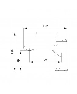 Смеситель для раковины Qtap Taurus QTTAU270CRM45659 Chrome