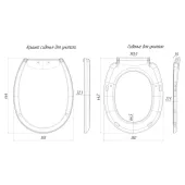 Сиденье для унитаза ANI Plast WS0210