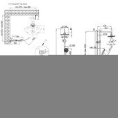 Готове рішення Qtap 2: Душ. кабіна півкругла, 90x90 + Душ. панель Готове рішення Qtap 2: Душ. кабіна півкругла, 90x90 + Душ. панель