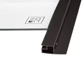 Душевой бокс Lidz Majatek SB90x90.BLA.LOW.TR, стекло прозрачное 5 мм