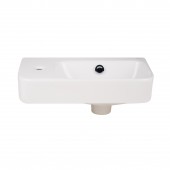 Раковина Qtap Tern 450х260х155 White QT17115117LWN