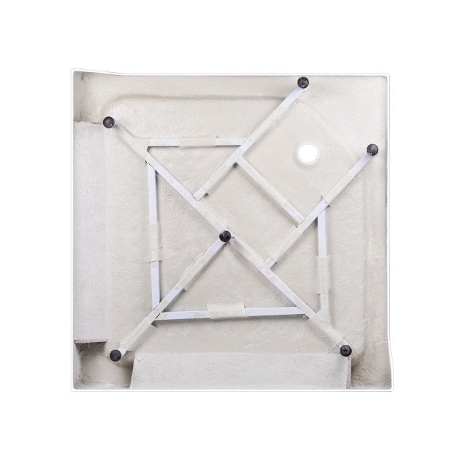 Душевая кабина Lidz Wawel SC80x80.SAT.LOW.GR, стекло тонированное 4 мм