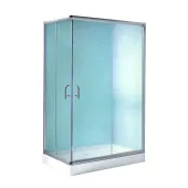 Душевая кабина Lidz Wawel SC100x80.SAT.LOW.FR, стекло Frost 5 мм
