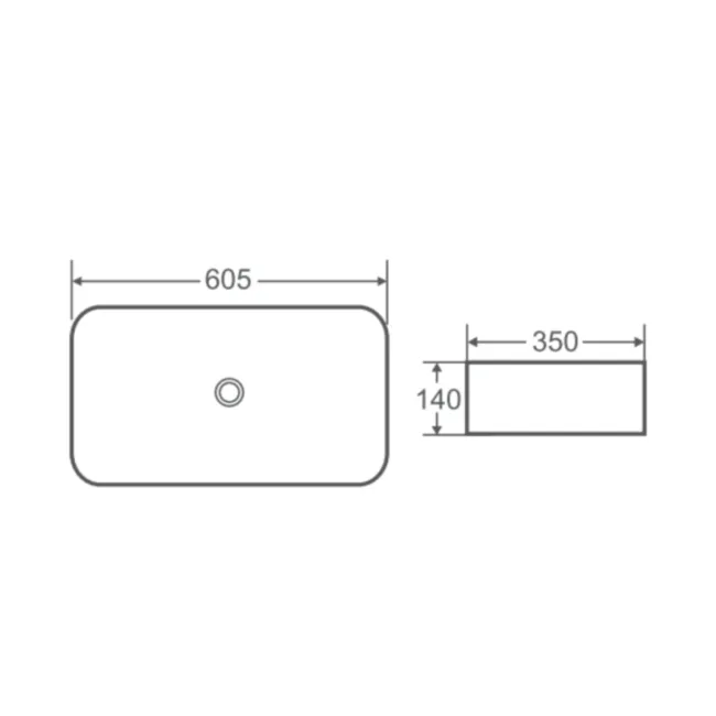 Раковина-чаша Qtap Tern 605x350x140 White QT17112270WN 2 Раковина-чаша Qtap Tern 605x350x140 White QT17112270WN 2