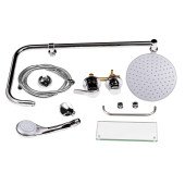 Душевой бокс Lidz Majatek SB90x90.BLA.LOW.TR, стекло прозрачное 5 мм Душевой бокс Lidz Majatek SB90x90.BLA.LOW.TR, стекло прозрачное 5 мм