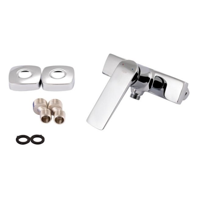 Готове рішення Qtap 5: Душ. кабіна півкругла, 90x90 + Піддон + Душ. панель + Змішувач для душу Готове рішення Qtap 5: Душ. кабіна півкругла, 90x90 + Піддон + Душ. панель + Змішувач для душу