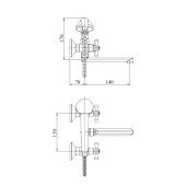 Смеситель для ванны Touch-Z Smes 142