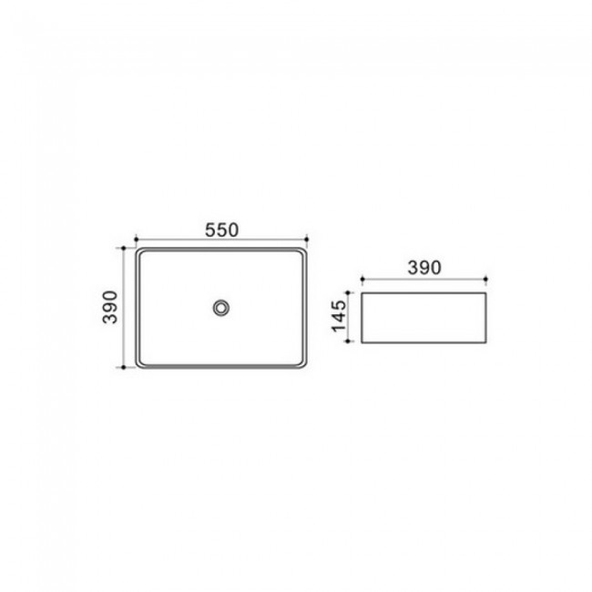 Раковина Q-tap Tit WHI 41292/F008