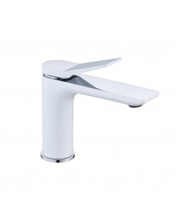 Змішувач для раковини Qtap Presto QTPRE270CRW45576 Chrome/White