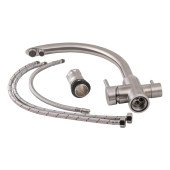 Смеситель для кухни и питьевой воды Lidz Aria 020F2 с подключением для питьевой воды (k35) LDARI020F2NKS28781 Nickel Смеситель для кухни и питьевой воды Lidz Aria 020F2 с подключением для питьевой воды (k35) LDARI020F2NKS28781 Nickel