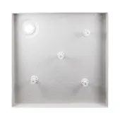 Готовое решение Qtap 3: Душ. кабина квадрат., 90x90 + Поддон + Душ. панель