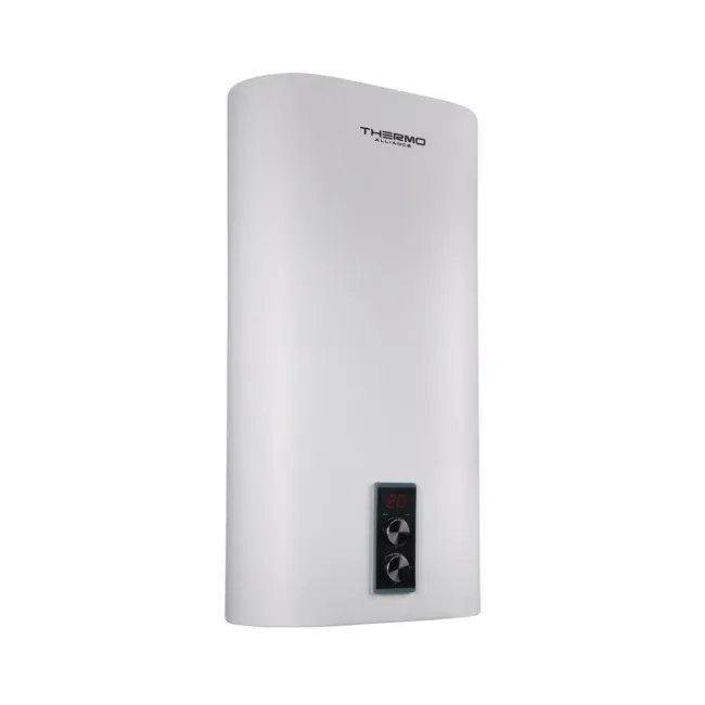 Водонагреватель электрический Thermo Alliance 50 л плоский вертикальный, мокрый ТЭН 2 кВт (0,8+1,2) DT50V20G(PD)