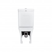 Унитаз-компакт Qtap Cardinal безободковый с сиденьем Soft-close QT0422C666PW