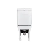 Унитаз-компакт Qtap Cardinal безободковый с сиденьем Soft-close QT0422C666PW