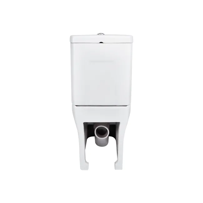 Унитаз-компакт Qtap Cardinal безободковый с сиденьем Soft-close QT0422C666PW