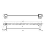 Полотенцедержатель Qtap Drzak 7201103C Полотенцедержатель Qtap Drzak 7201103C