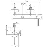 Смеситель для душа Bianchi Kubik ESDKBK2005SKCRM Смеситель для душа Bianchi Kubik ESDKBK2005SKCRM