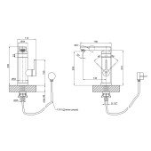 Кран для кухні проточний Lidz (CRW) 95 00 061 Кран для кухні проточний Lidz (CRW) 95 00 061