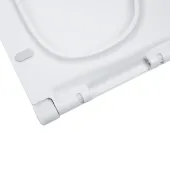 Унитаз-компакт Qtap Cardinal безободковый с сиденьем Soft-close QT0422C666PW