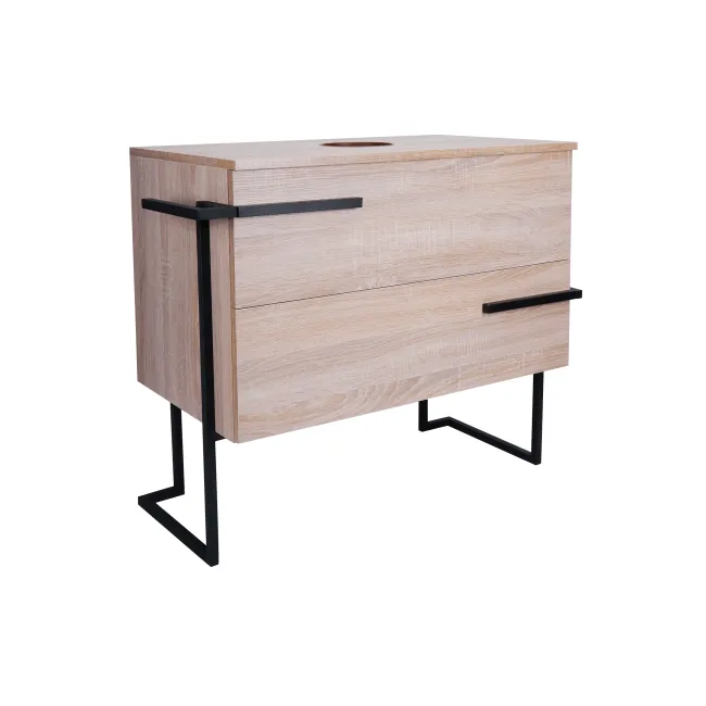 Тумба підлогова Qtap Taurus 800х616х437 Whitish oak зі стільницею QT2480TNT803WO Тумба підлогова Qtap Taurus 800х616х437 Whitish oak зі стільницею QT2480TNT803WO