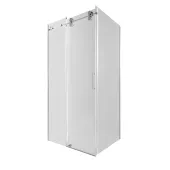 Душевая кабина Qtap Aries CRM1018RC8 100х80 см, стекло Clear 8 мм без поддона
