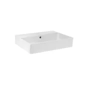 Раковина Qtap Crow 600х450х150 White с донным клапаном QT0511WL032W