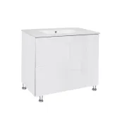 Комплект Qtap Tern 800х725х437 White тумба підлогова + раковина урізна QT1771TNL8013080CW