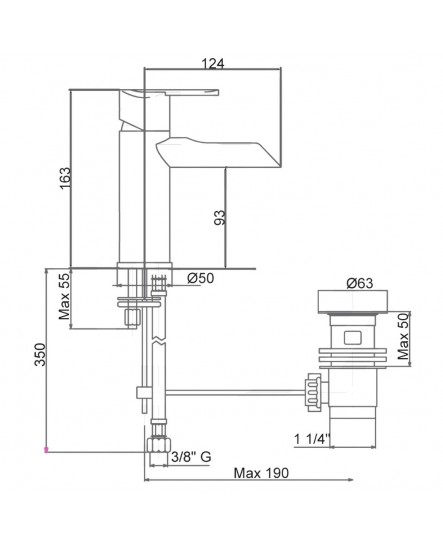 Смеситель для раковины Bianchi Heaven LVBHEV2002IMCRM