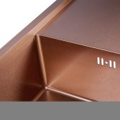 Кухонна мийка Qtap D7844BR 3.0/1.2 мм Bronze (QTD7844BRPVD12) Кухонна мийка Qtap D7844BR 3.0/1.2 мм Bronze (QTD7844BRPVD12)