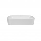 Раковина-чаша Qtap Scorpio 450х390х120 White с донным клапаном QT14112242W