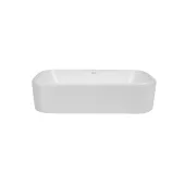 Раковина-чаша Qtap Scorpio 450х390х120 White с донным клапаном QT14112242W
