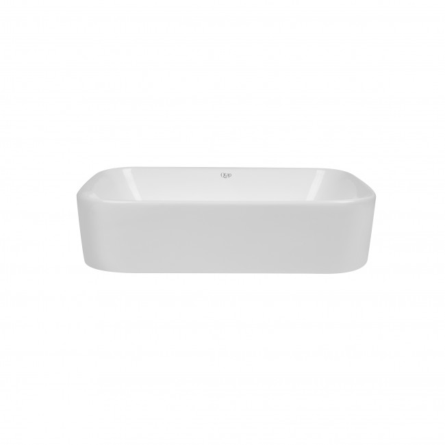 Раковина-чаша Qtap Scorpio 450х390х120 White с донным клапаном QT14112242W